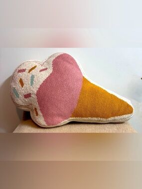 Lil Pixies Ice Cream Cone Pillow